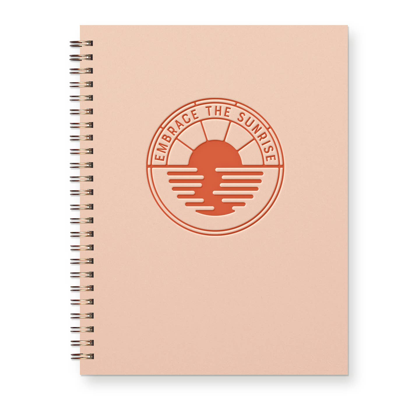 Embrace The Sunrise Blush Journal Lined Notebook