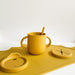 All-in-One Silicone Sippy Snack Cup Mustard - MKS Miminoo