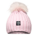 Angora Classic Line Single Snap On Pom Pom Hat Pink-Winter Beanies-Mix & Match baby beanie winter hat snap on removable pompom single or double by MKS Miminoo Arizona USA