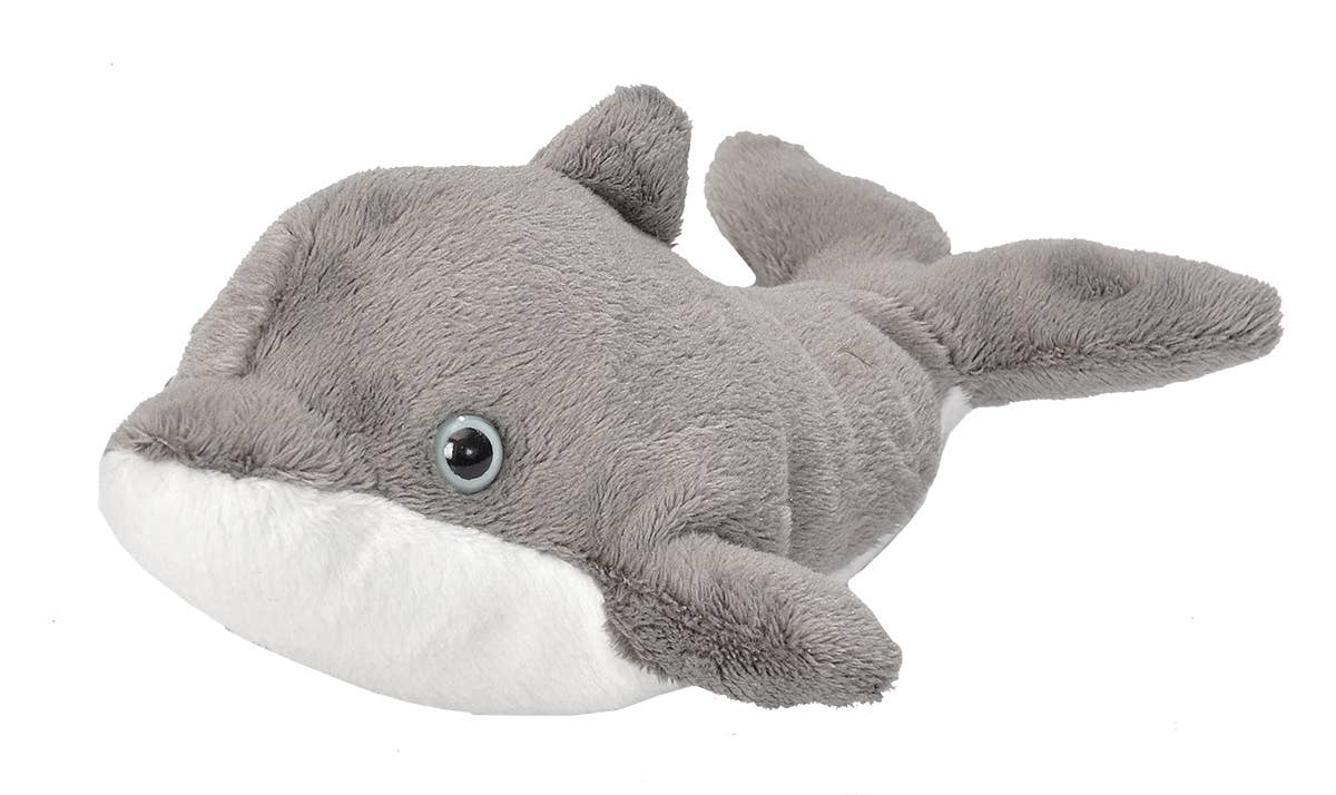 Pocketkins-Eco Dolphin Stuffed Animal 5"