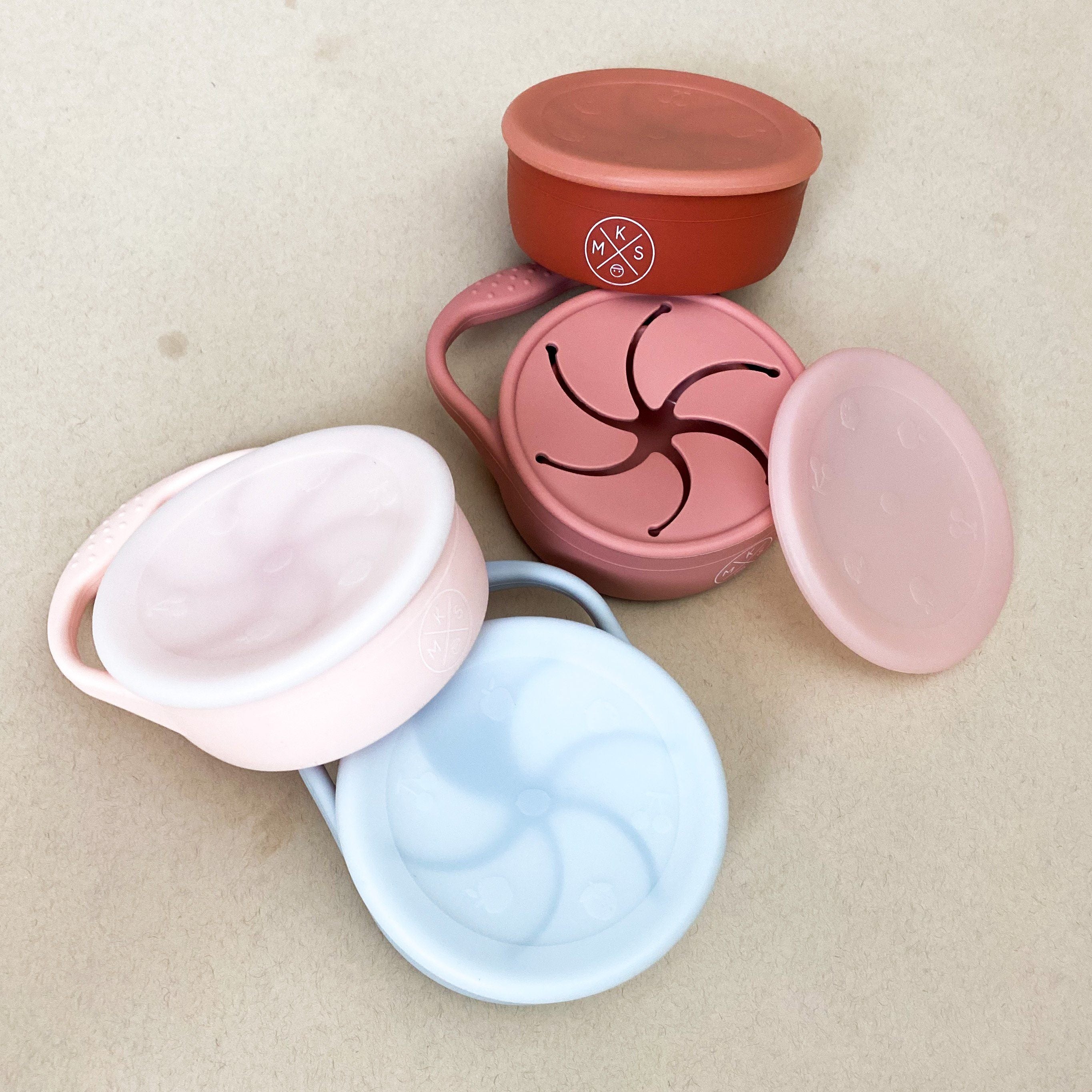  Collapsible Silicone Snack Cup Baby and Toddler by MKS USA