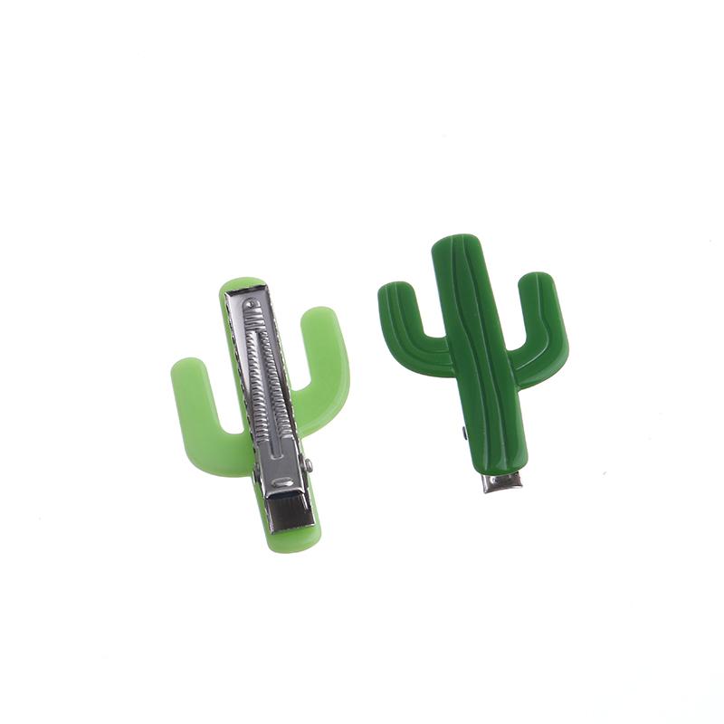 Lime - Cactus Acetate Barrette Hair Barrettes Miss Mimi 
