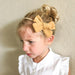 Corduroy Hair Bow Sage-Hair Accessories-Miss Mimi- babies, kids and moms fashion, decor and accessories at Modern Kids Society USA