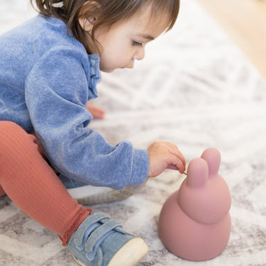 Silicone Piggy Bank Bunny Pink for kids money jar toys mks miminoo arizona usa