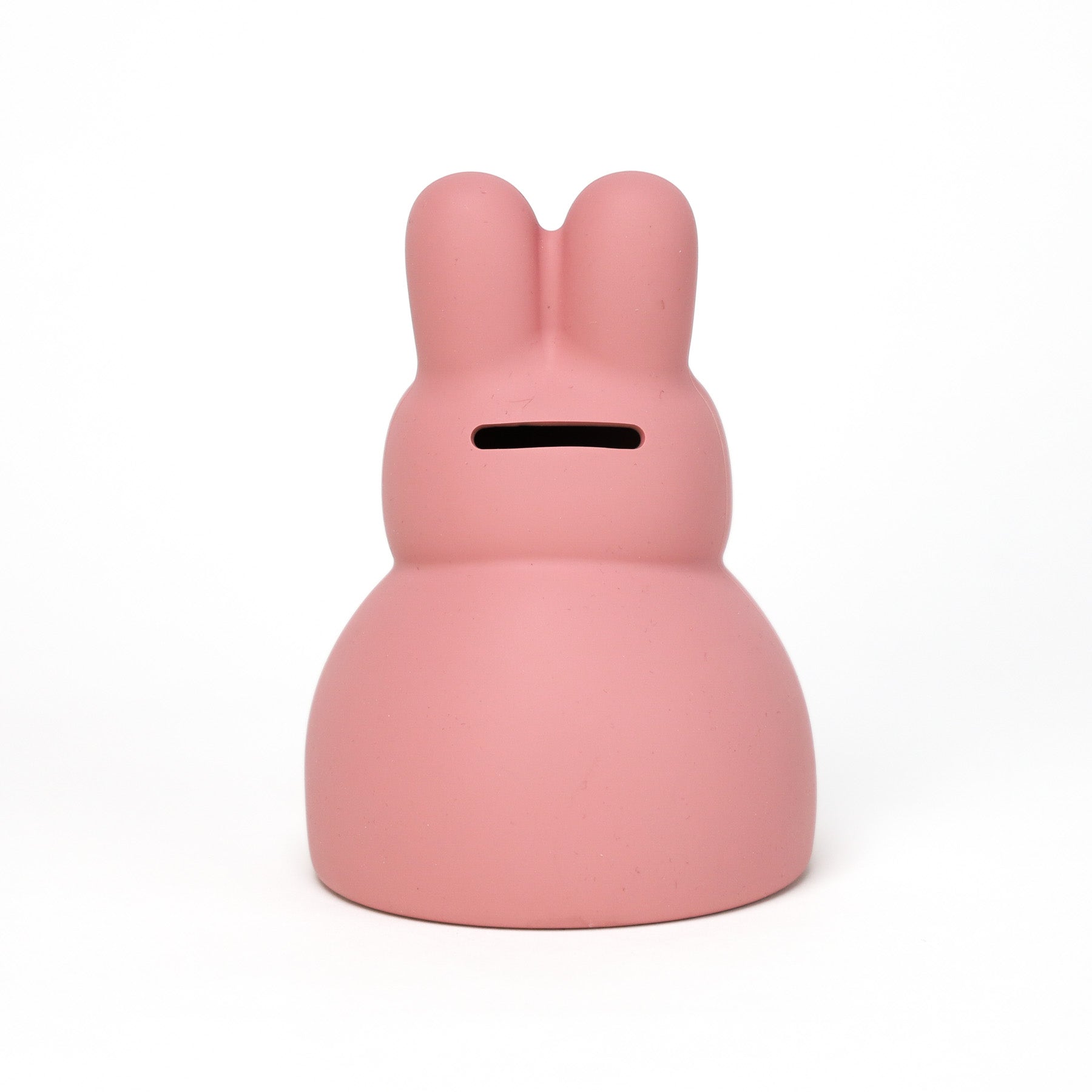 Silicone Piggy Bank Bunny PInk