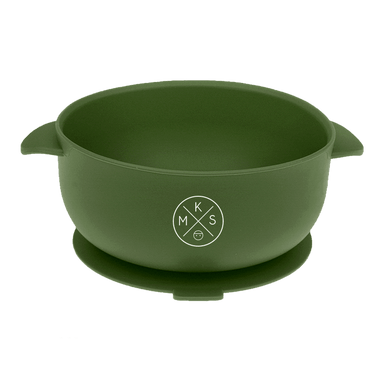 Silicone Bowl with lid in Forest Green A BOWL by MKS Unbreakable, durable and low maintenance dinnerware by MKS Distribution LLC Gilbert Phoenix USA. Modern trendy minimalist design.
