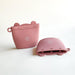Silicone Kids Snack Pouch Dusty Pink SNACK POUCHES MKS MIMINOO 
