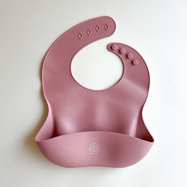 Silicone Pocket Bib - Dusty PInk BIB MKS MIMINOO 